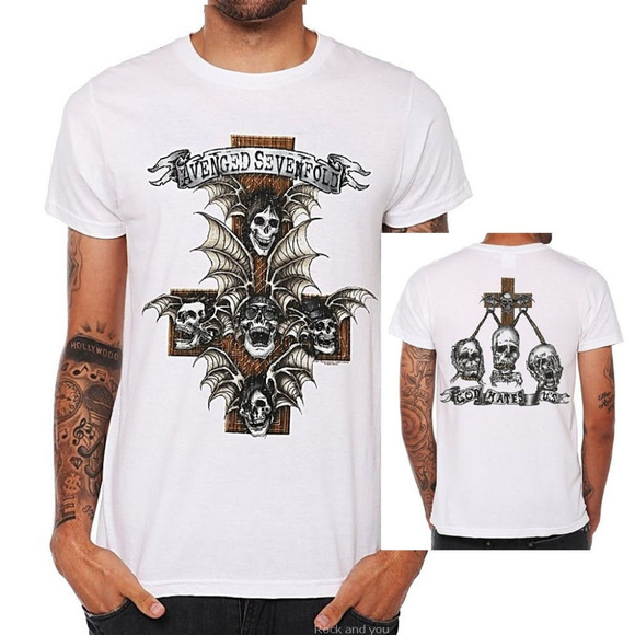 Avenged Sevenfold A7X God Hates Us metal rock Official T-Shirt S NWT - Picture 1 of 5